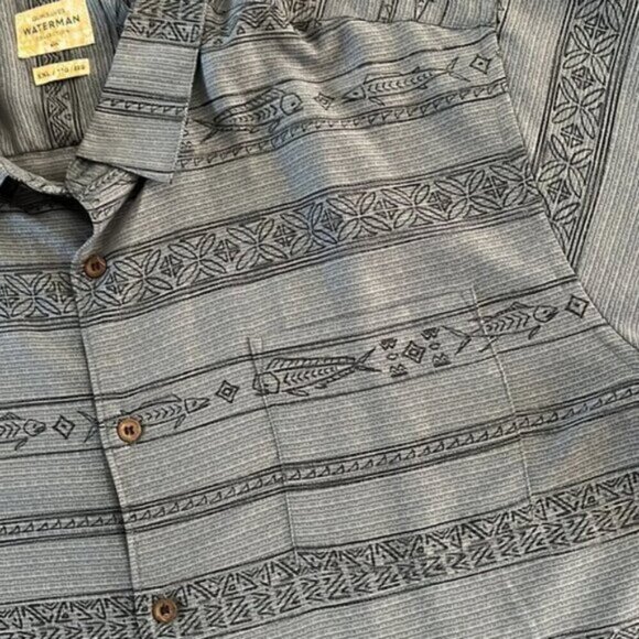 QUIKSILVER waterman collection mens shirts size XXL - Picture 6 of 7